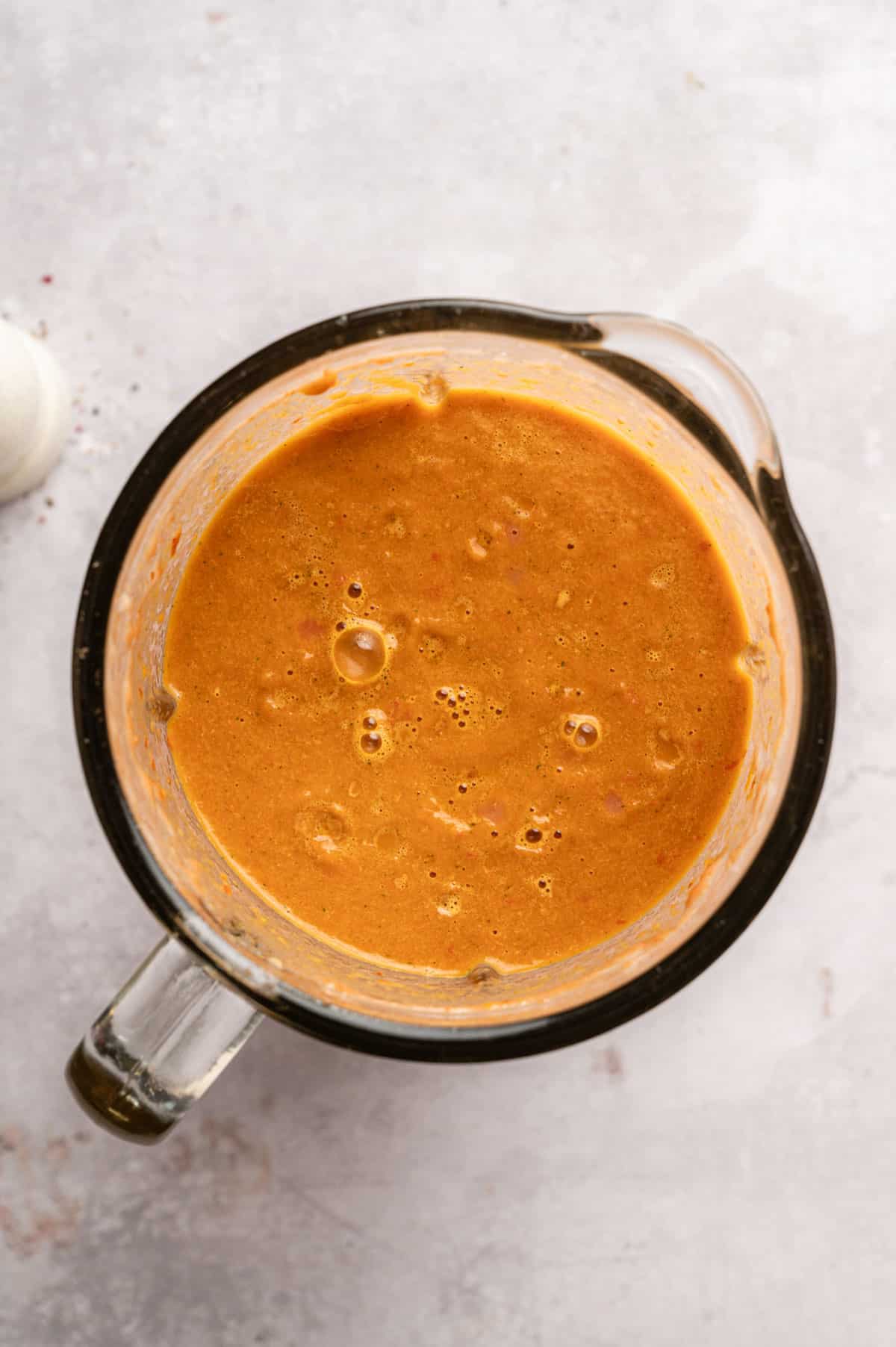 Pureed tikka masala veggies.